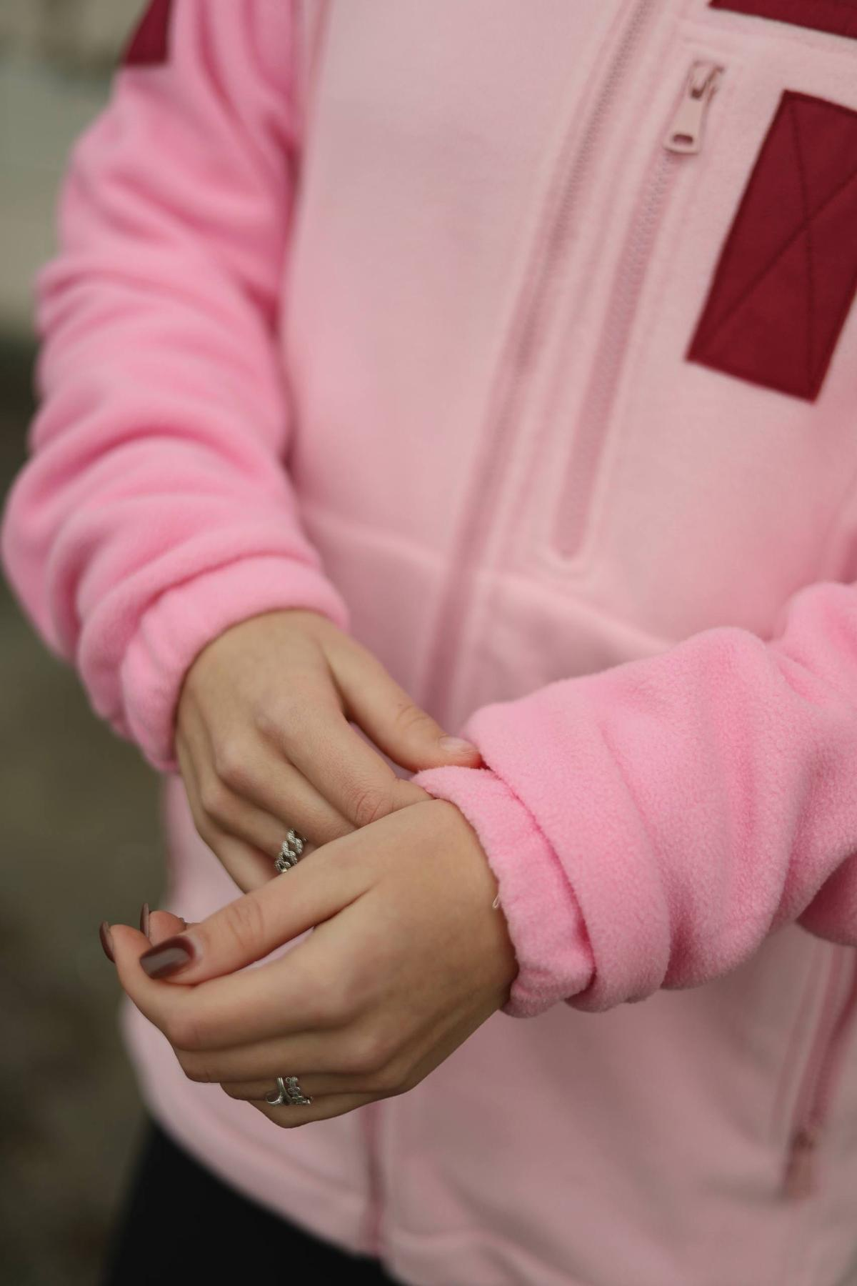 Pink Fleece Jacket