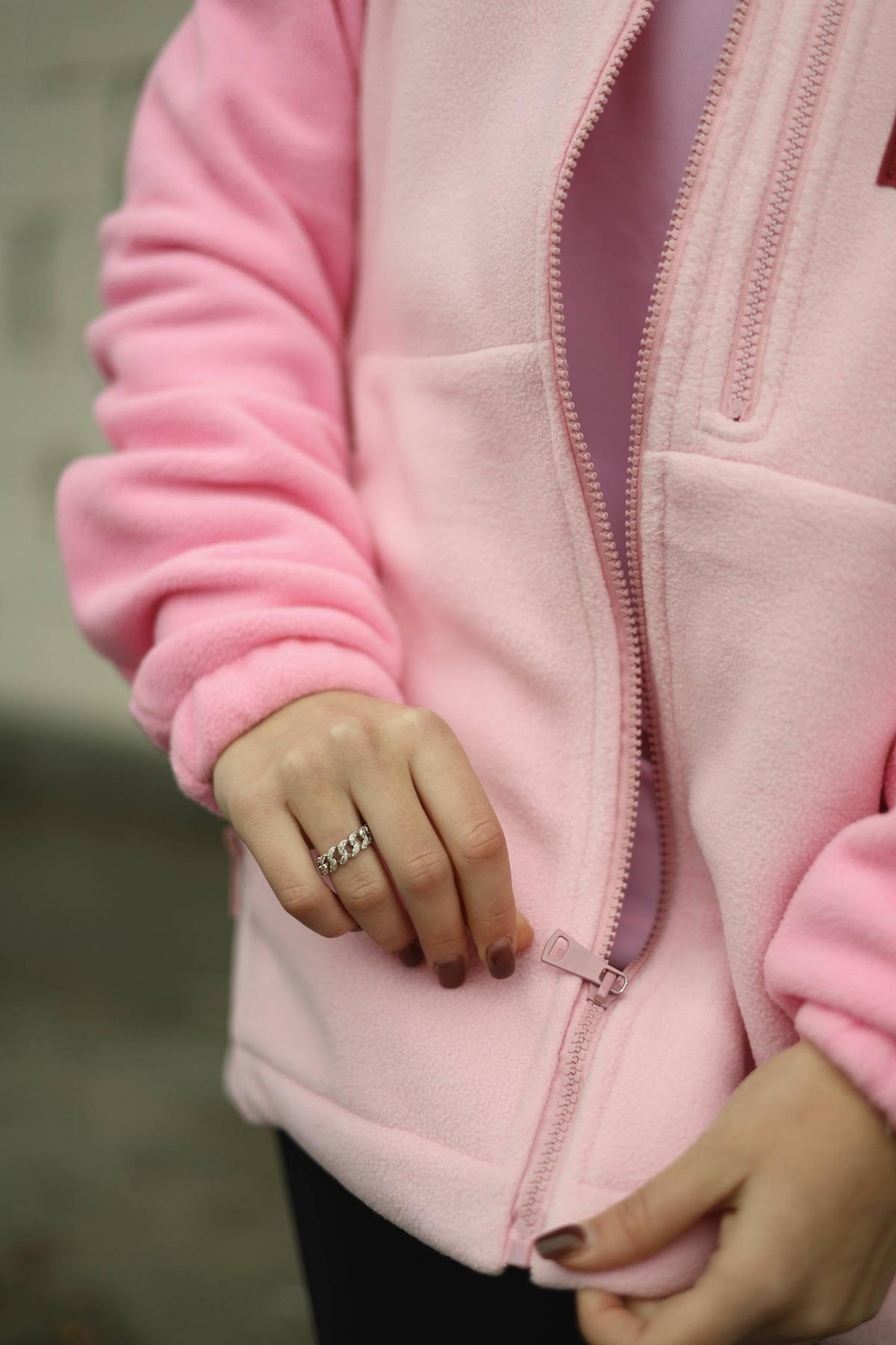 Pink Fleece Jacket