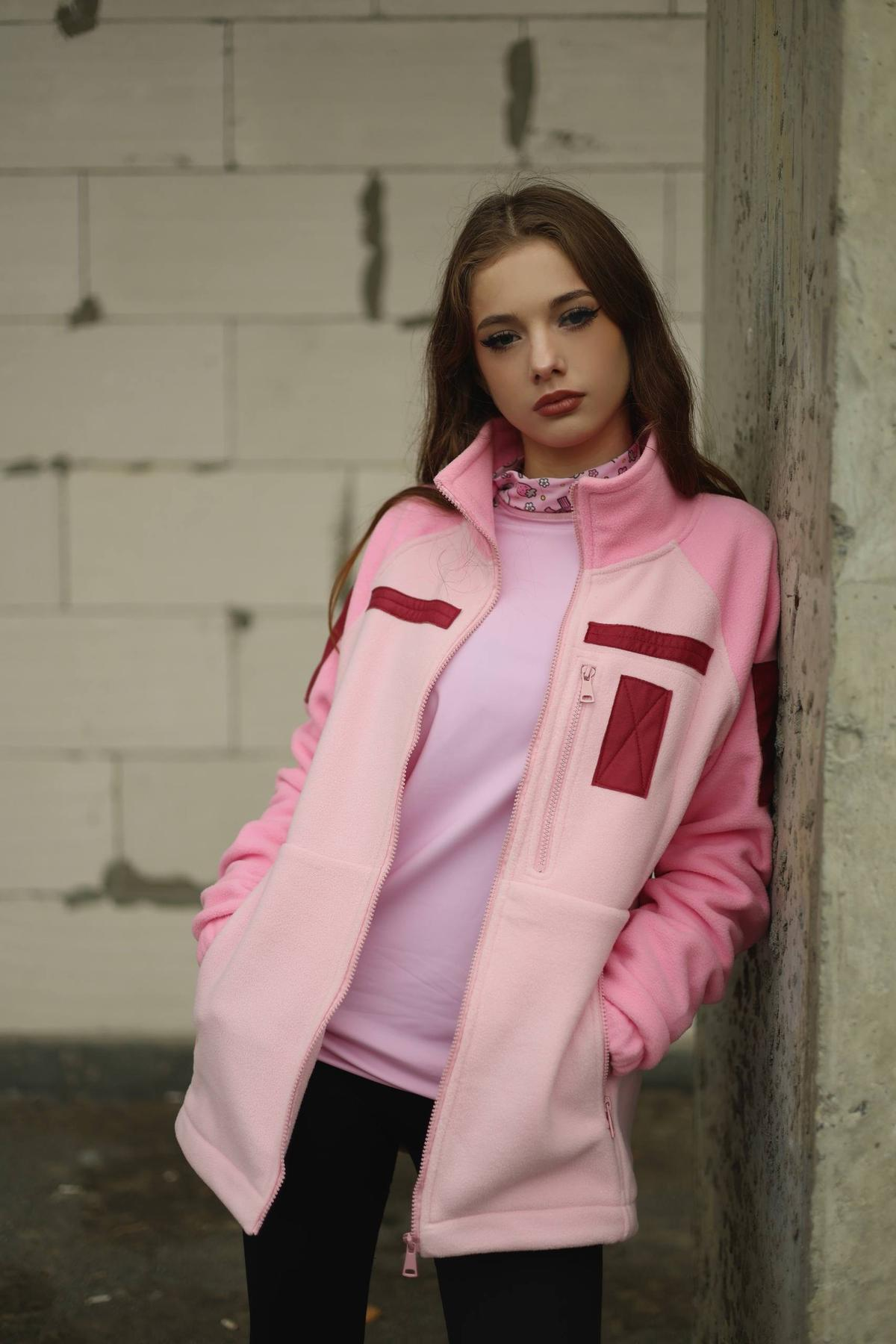 Pink Fleece Jacket