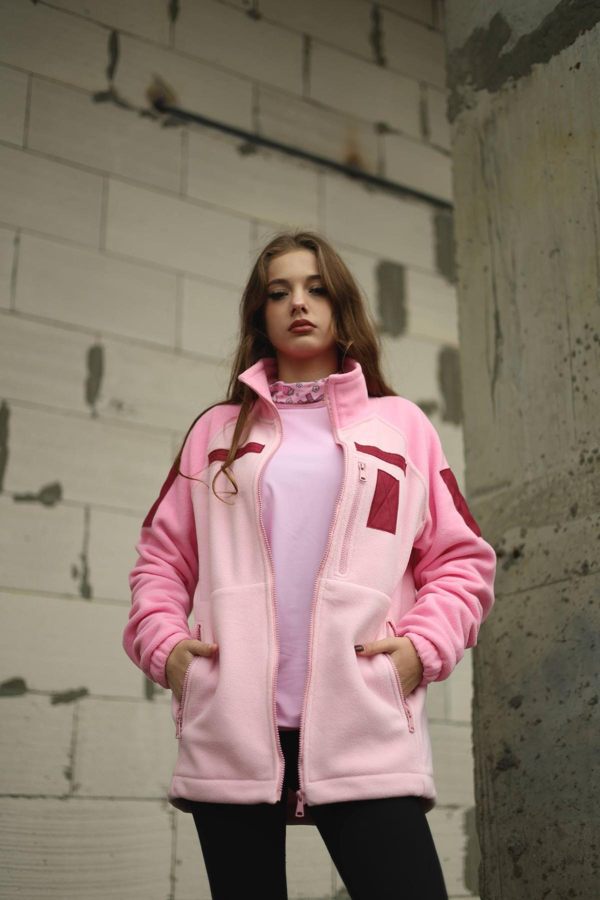 Pink Fleece Jacket