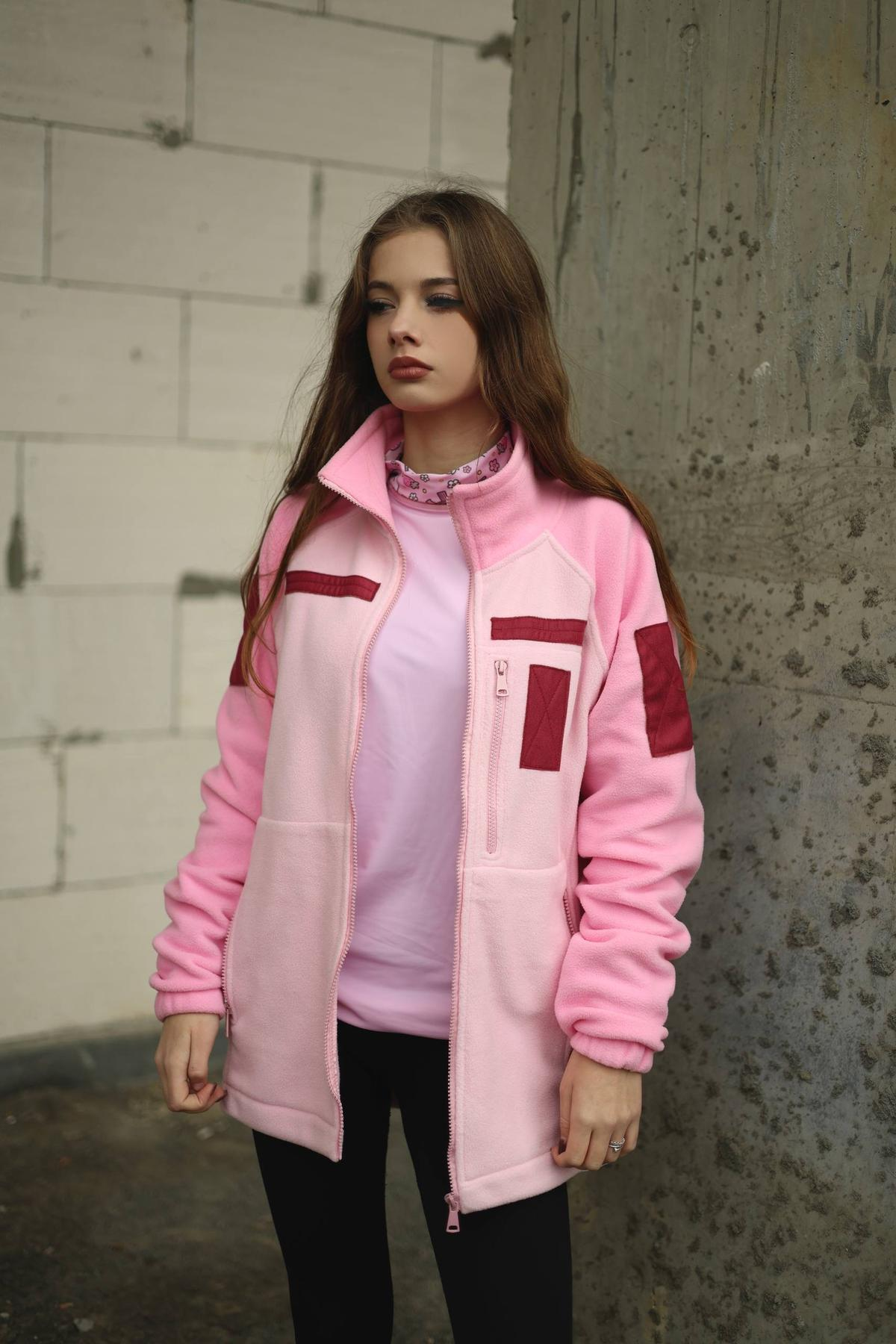 Pink Fleece Jacket
