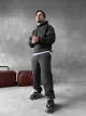 Худі штани графіт text me - Фото 7