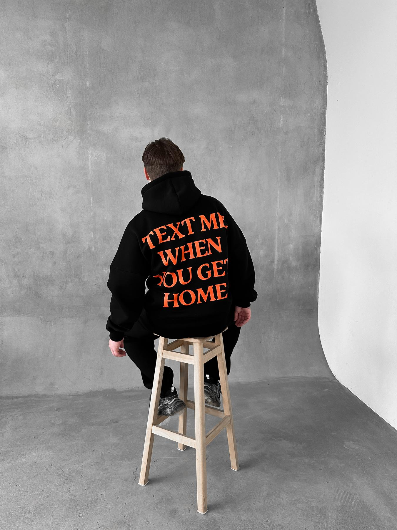 Black Hoodie Pants text me