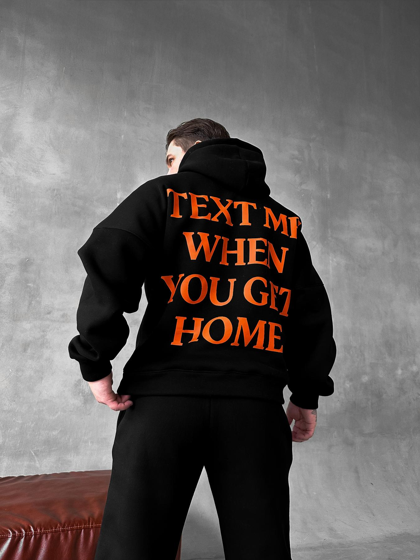 Black Hoodie Pants text me