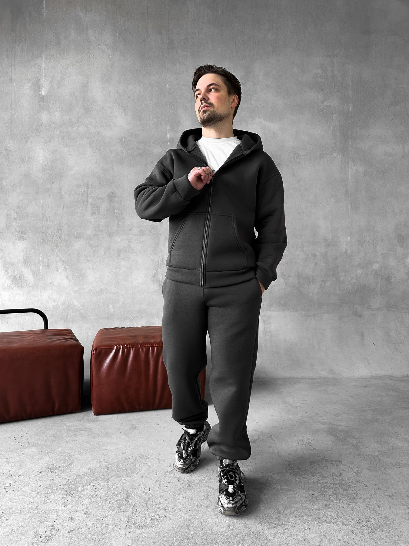 Graphite Zip Suit