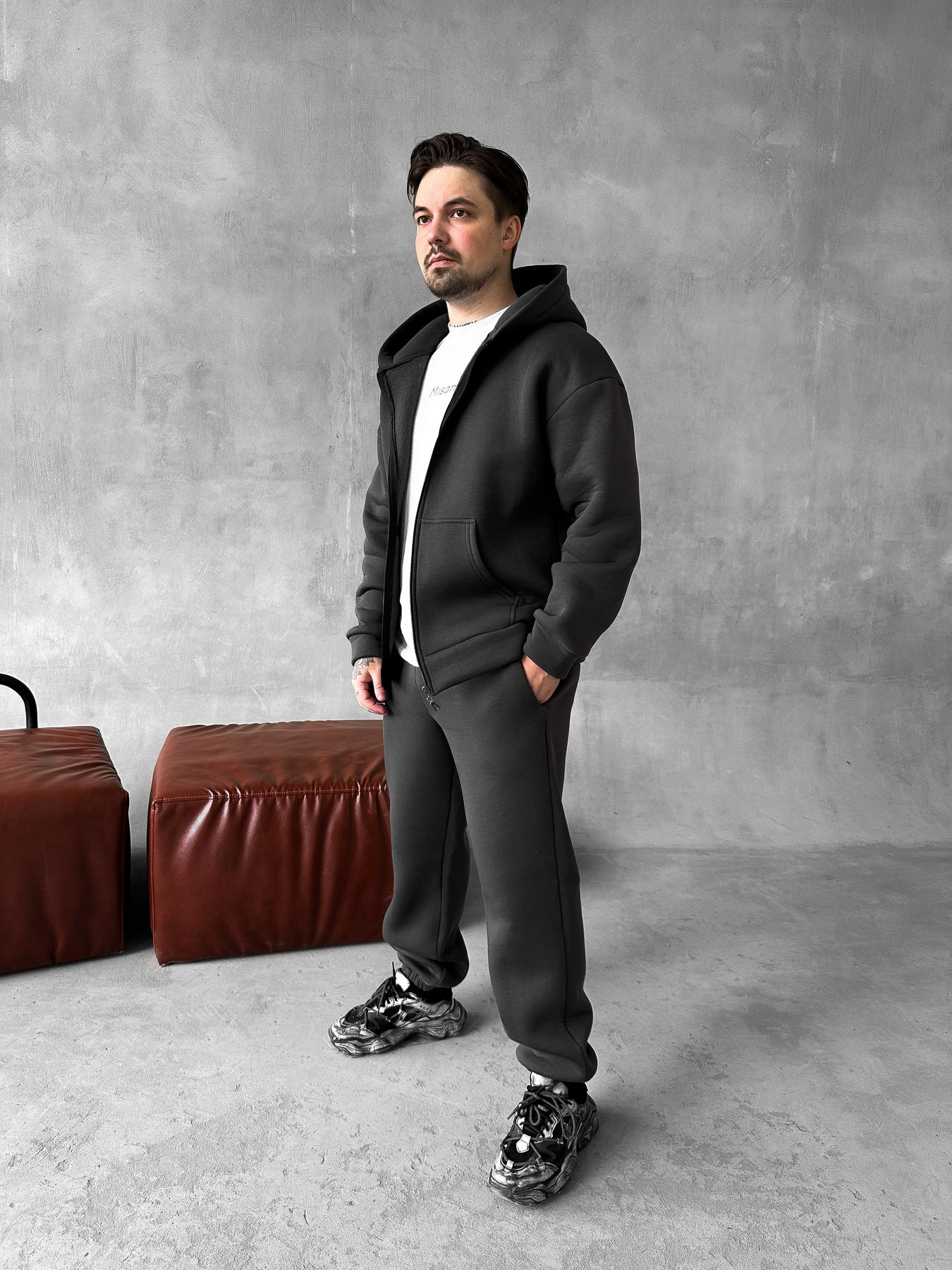 Graphite Zip Suit