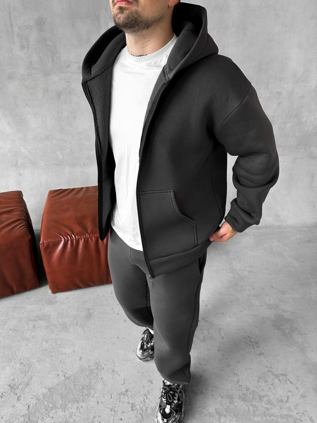 Graphite Zip Suit