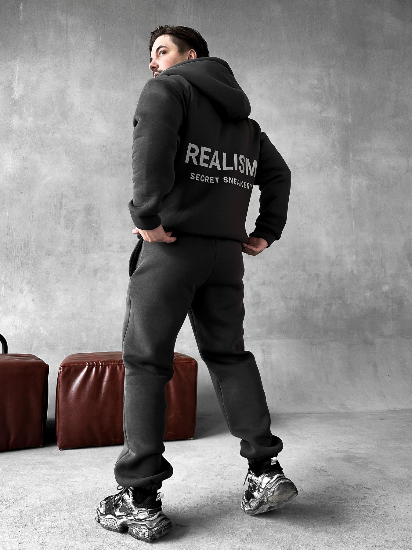 Realism Print Suit (Graphite)
