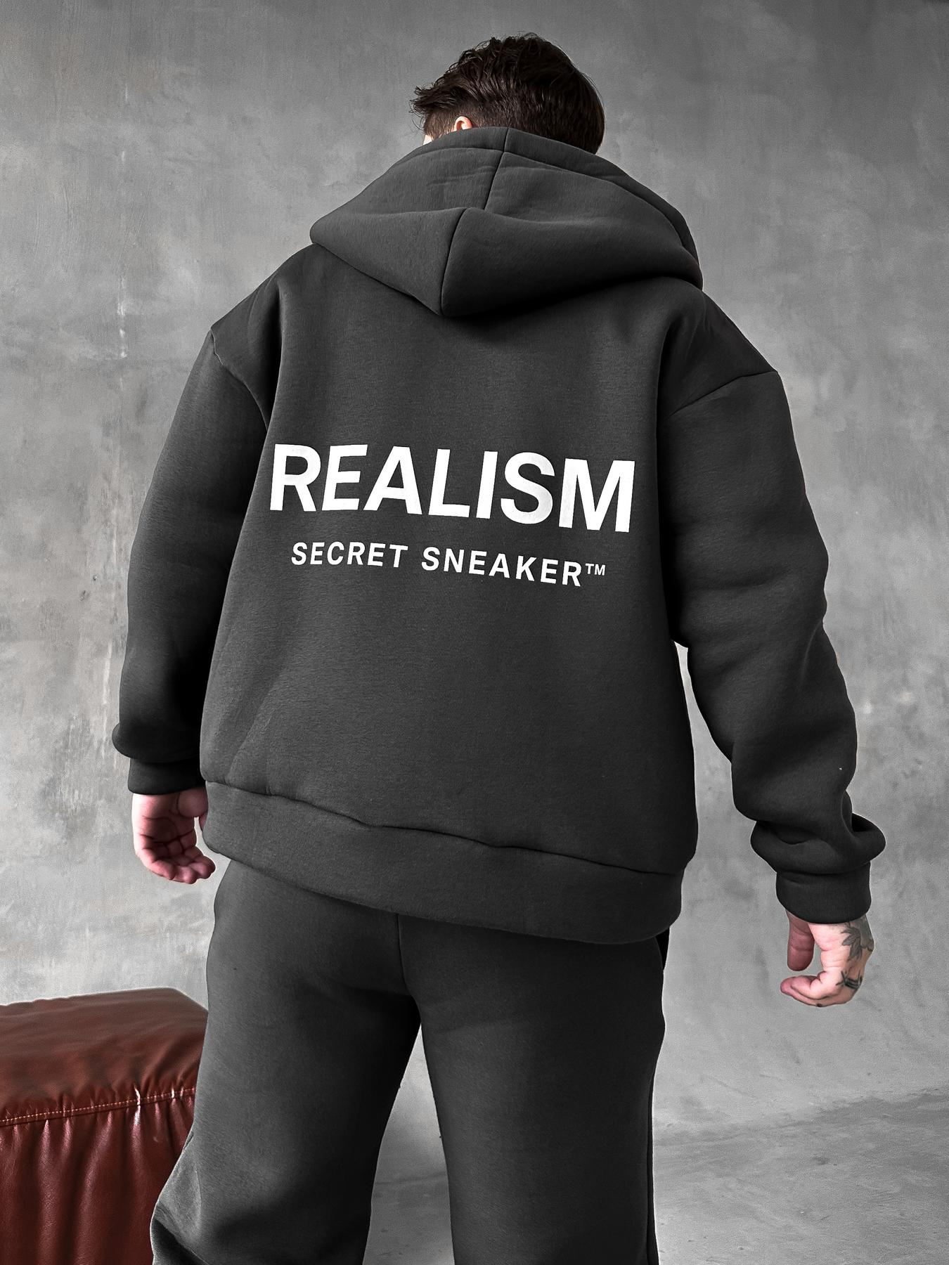 Realism Print Suit (Graphite)