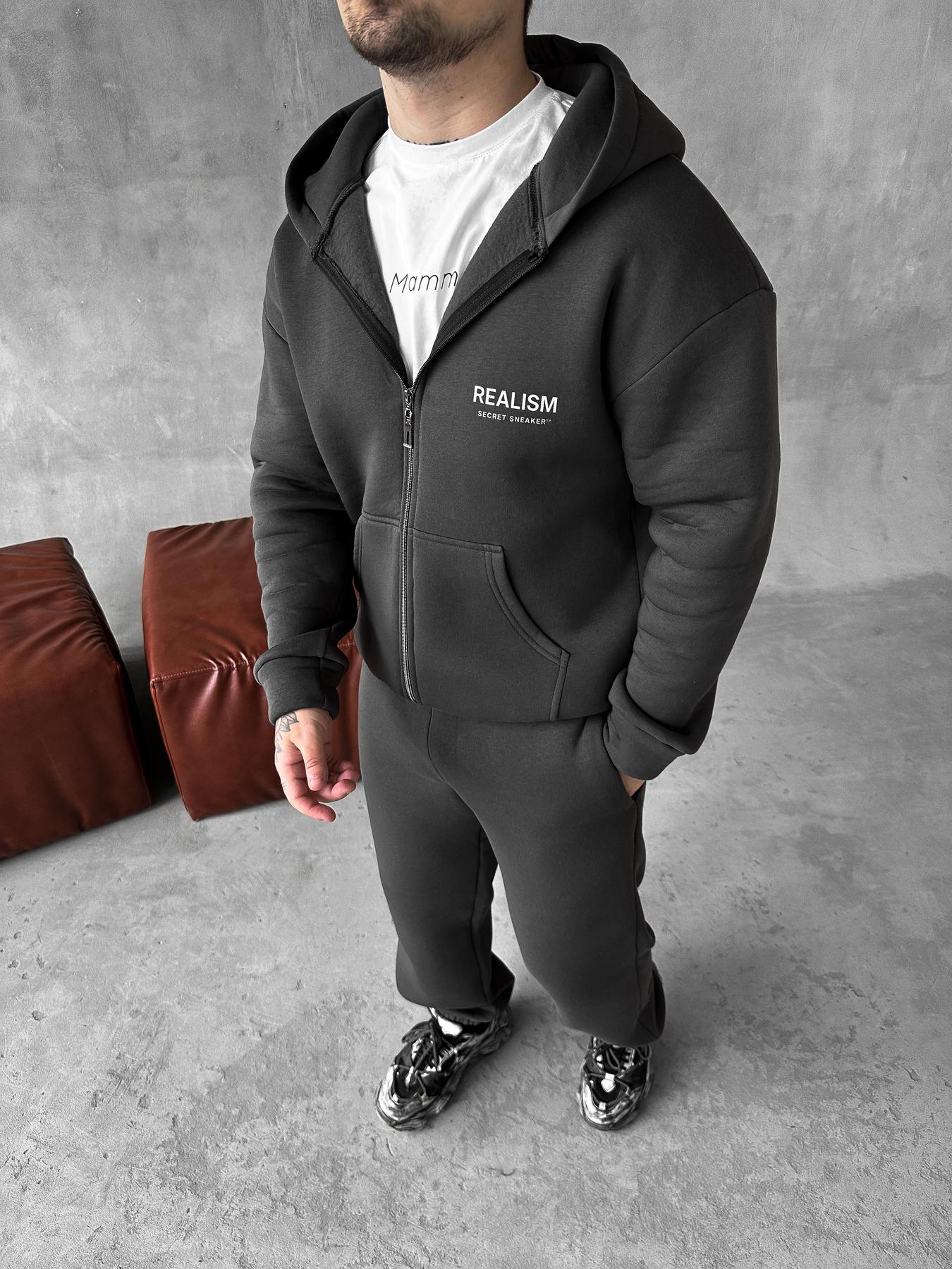 Realism Print Suit (Graphite)