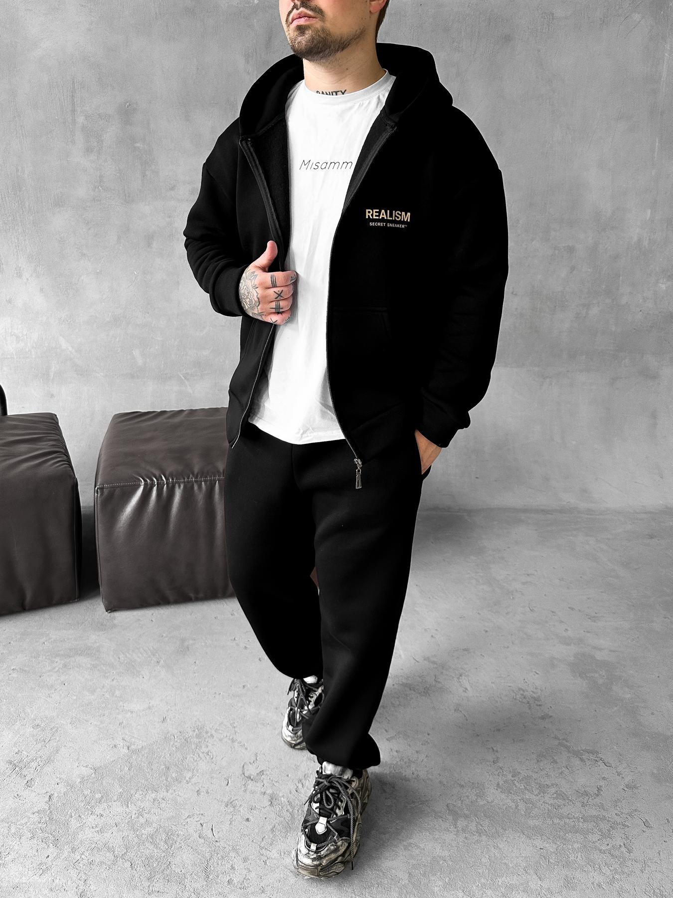 Realism Print Suit (Black Base)