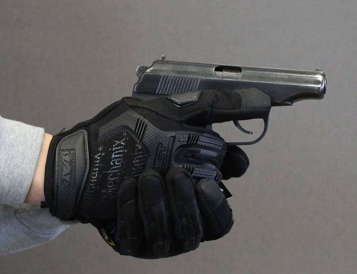 рукавиці палі чорні Mechanix M-Pact