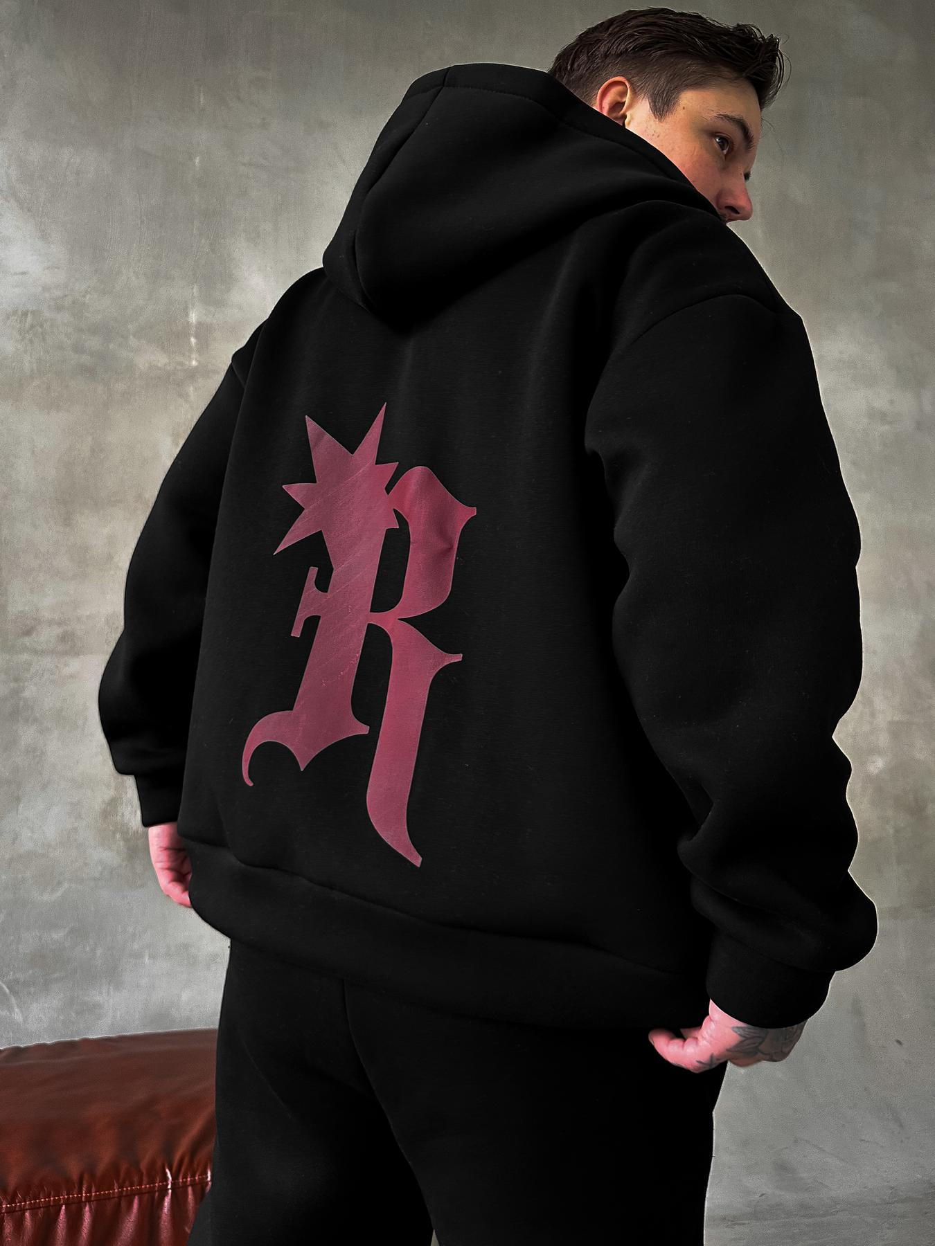 Suit Print R (Black Base)