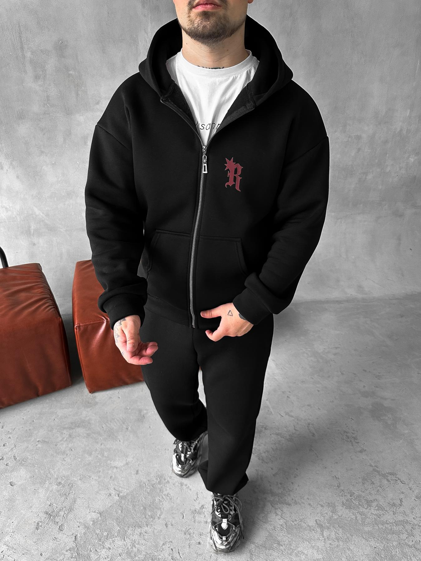 Suit Print R (Black Base)