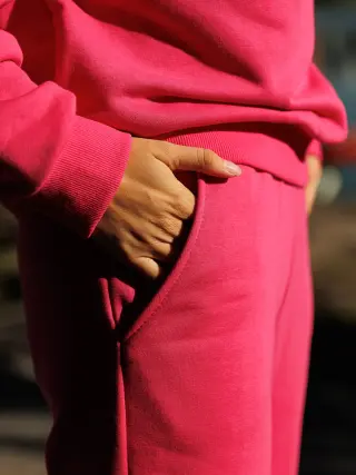 Спортивний костюм з тринитки жіночий ZIPPER REVER фуксія