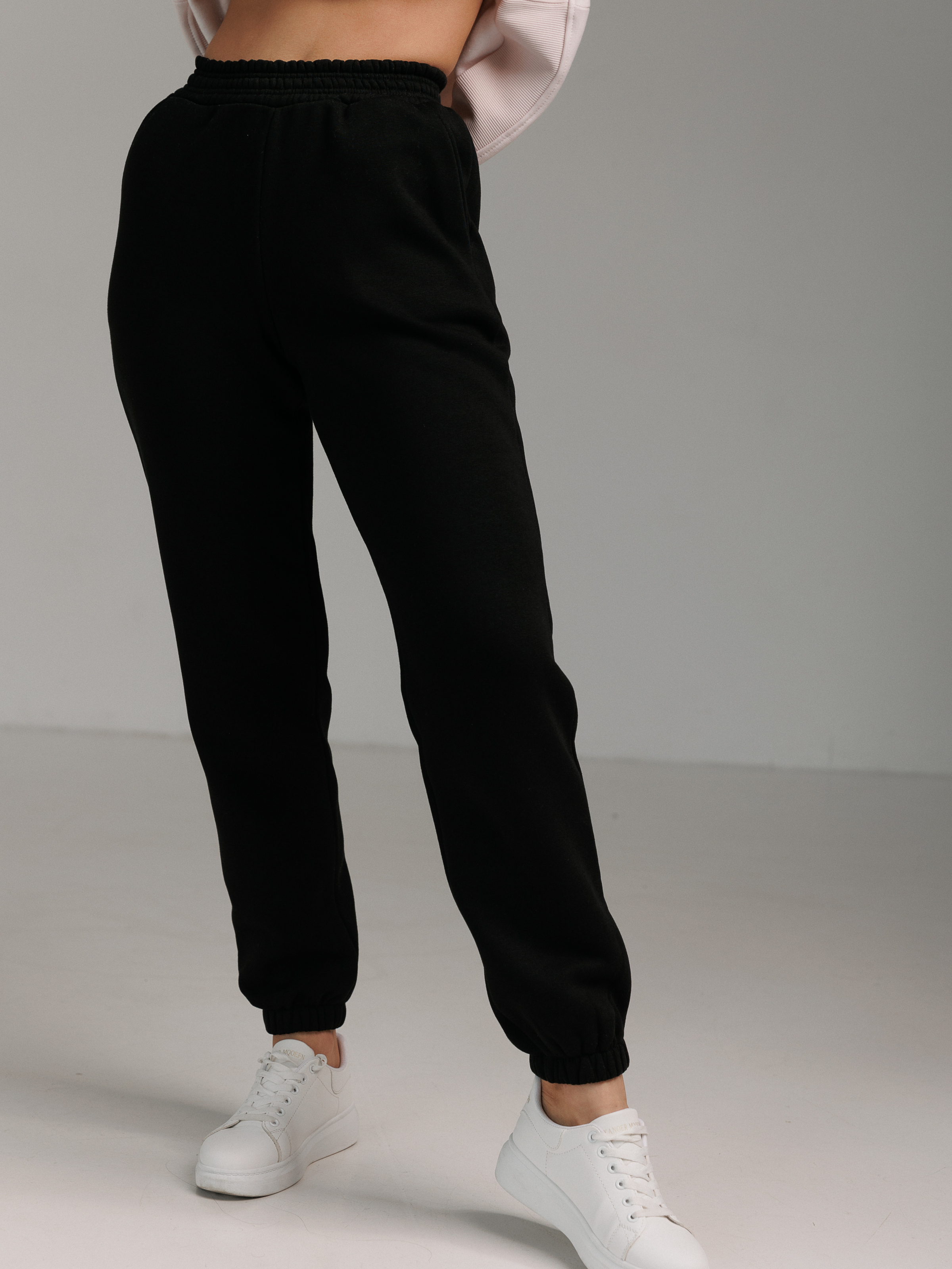 Basic Black Fleece Joggers