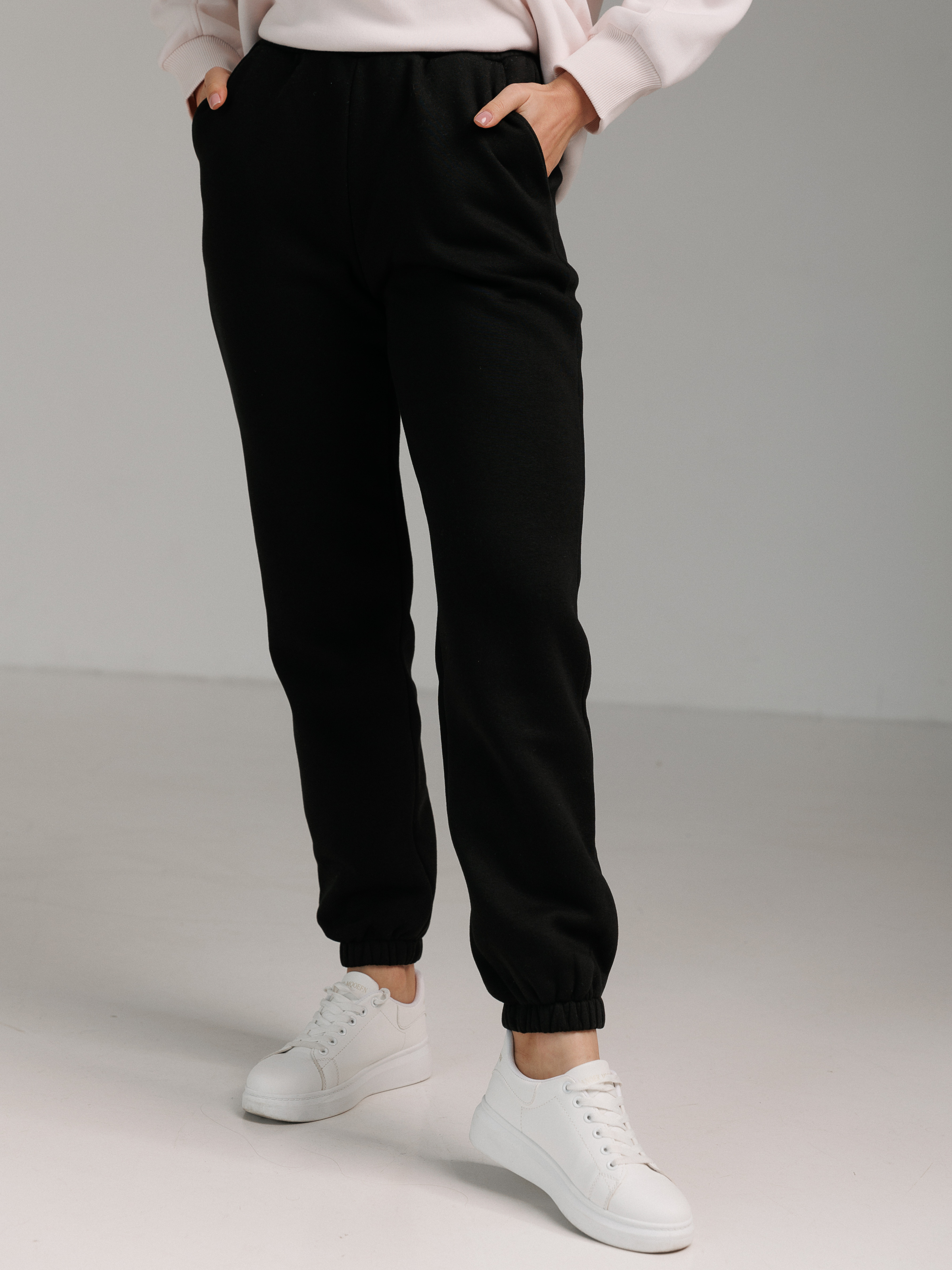Basic Black Fleece Joggers