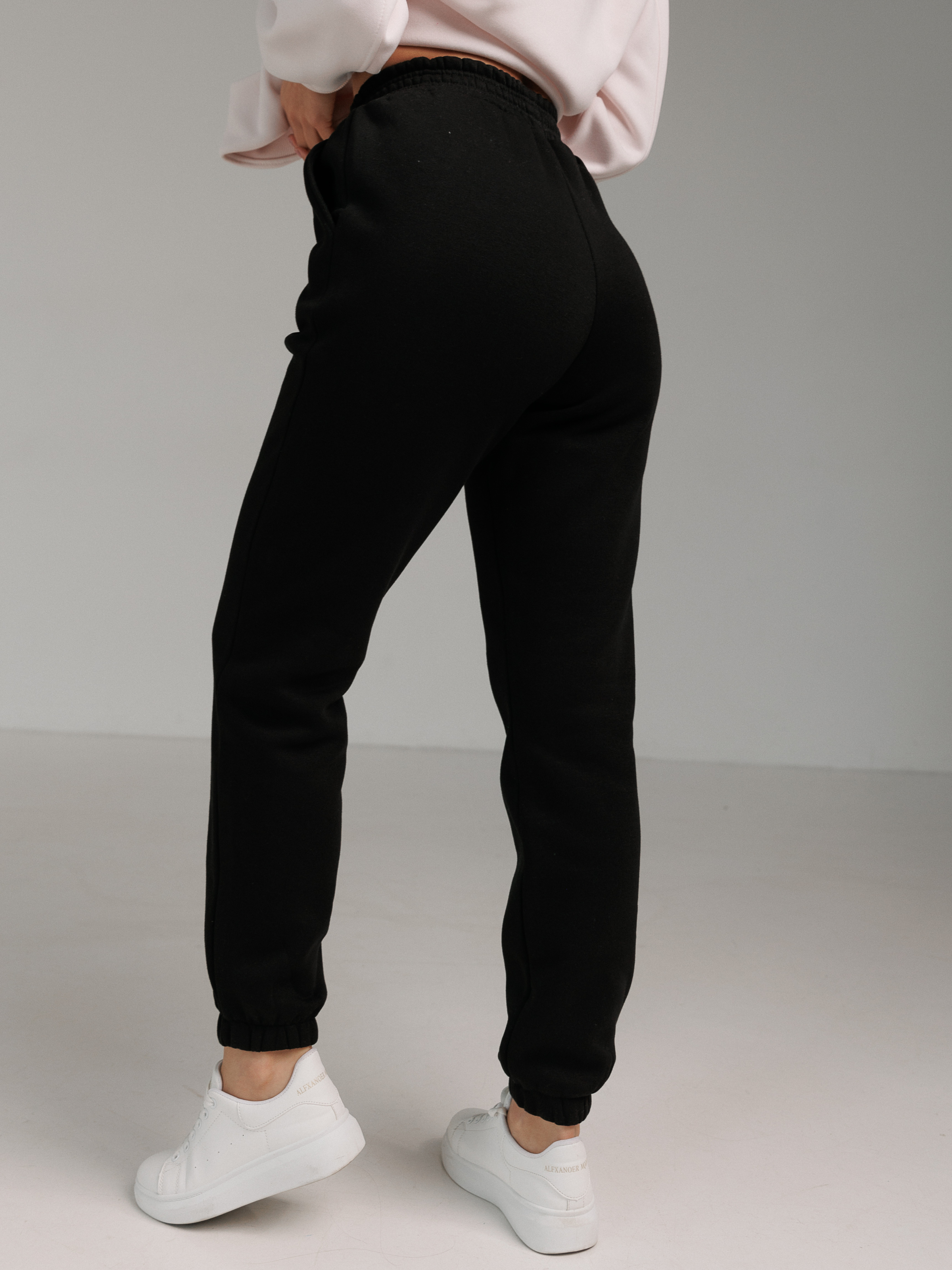 Basic Black Fleece Joggers