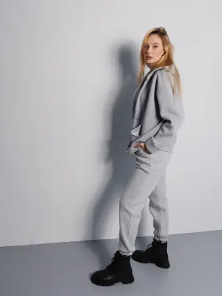 Худі Джуді JUDY начос сірий меланж