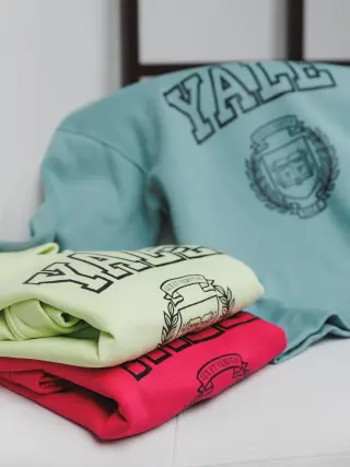 Худі YALE з утепленням фуксія