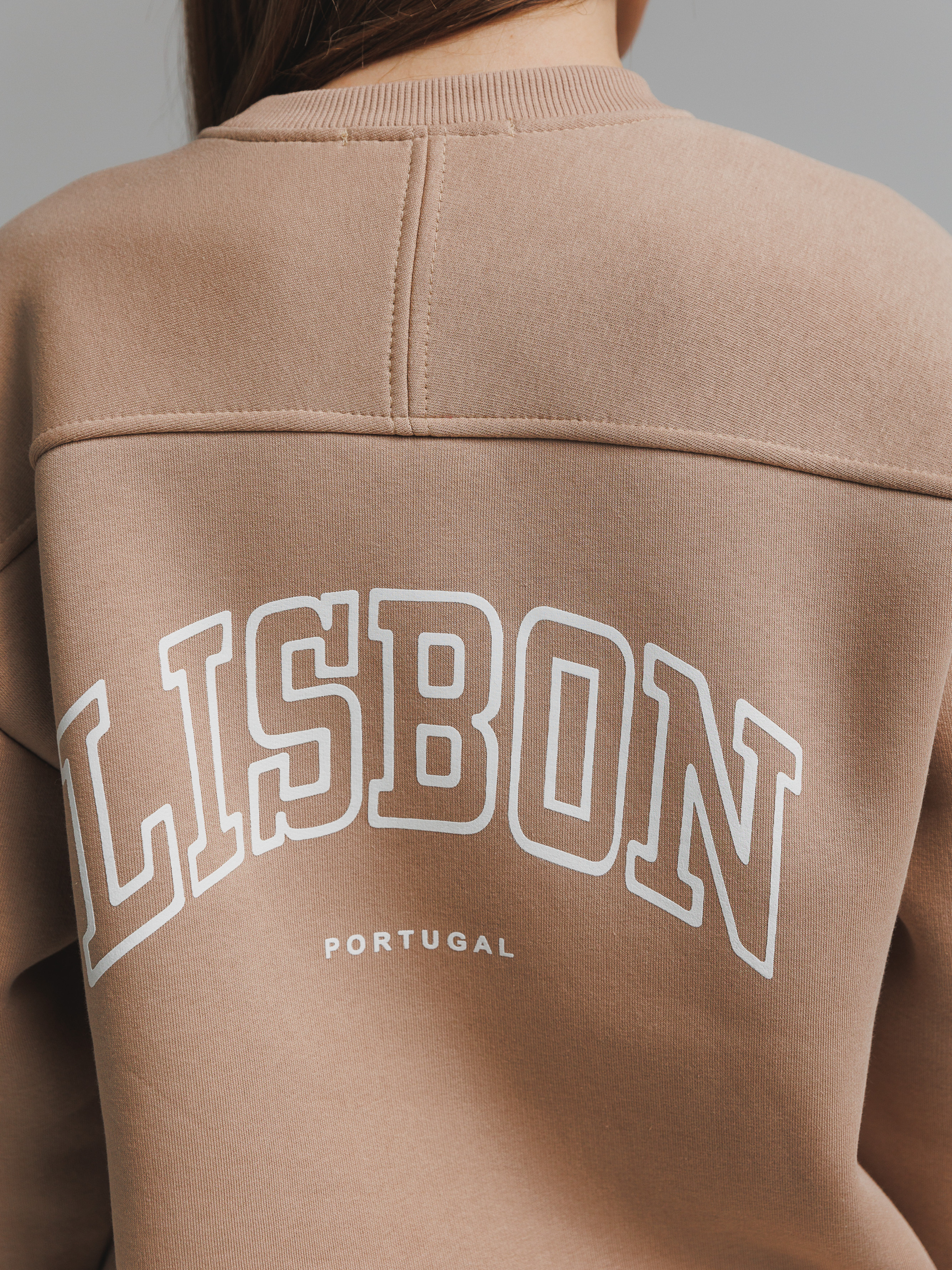 Світшот LISBON утепленний бежевий
