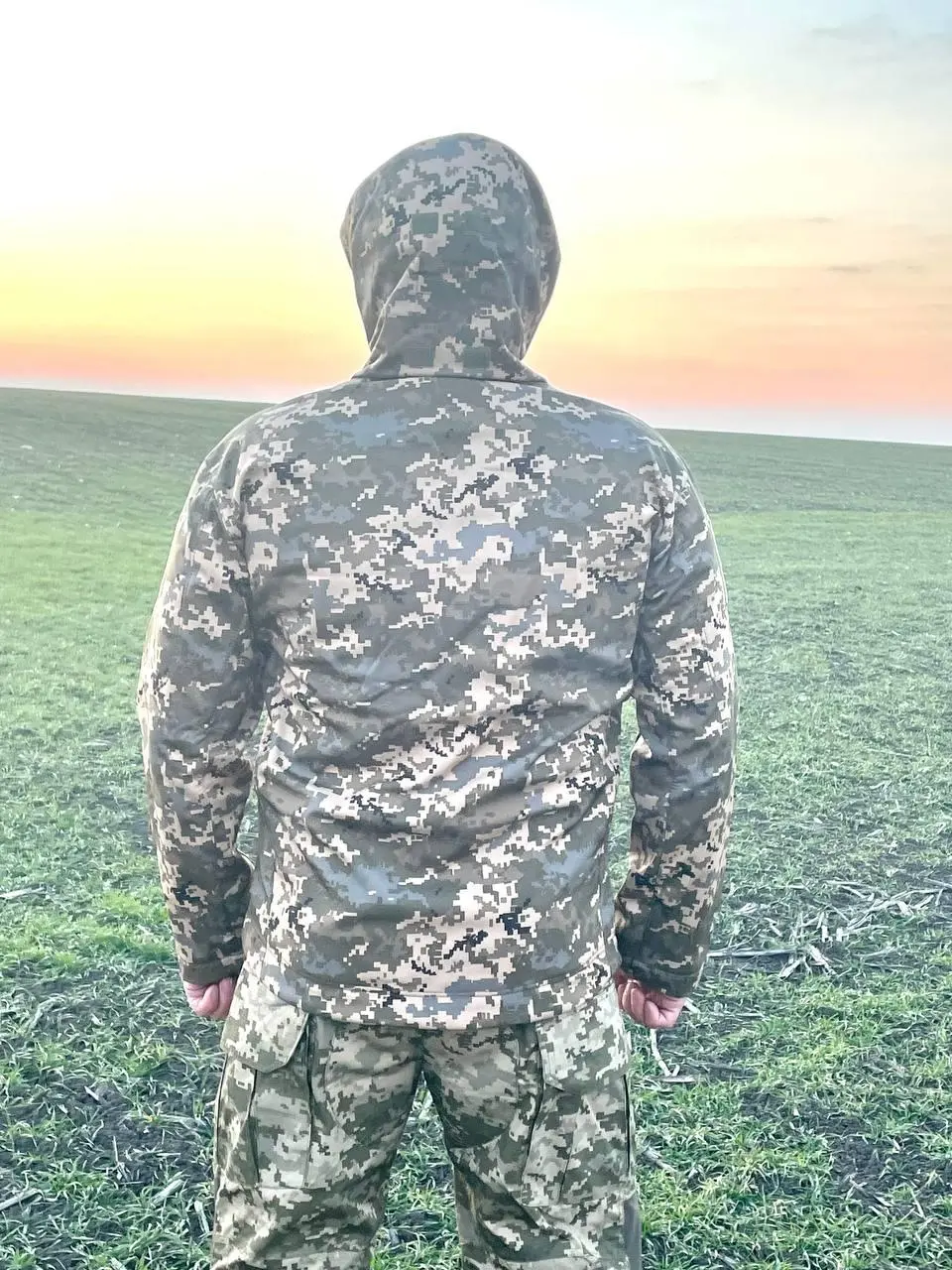 Тактична демісезонна куртка Soft Shell Піксель
