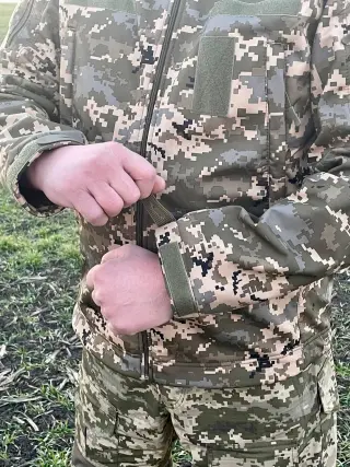 Тактична демісезонна куртка Soft Shell Піксель