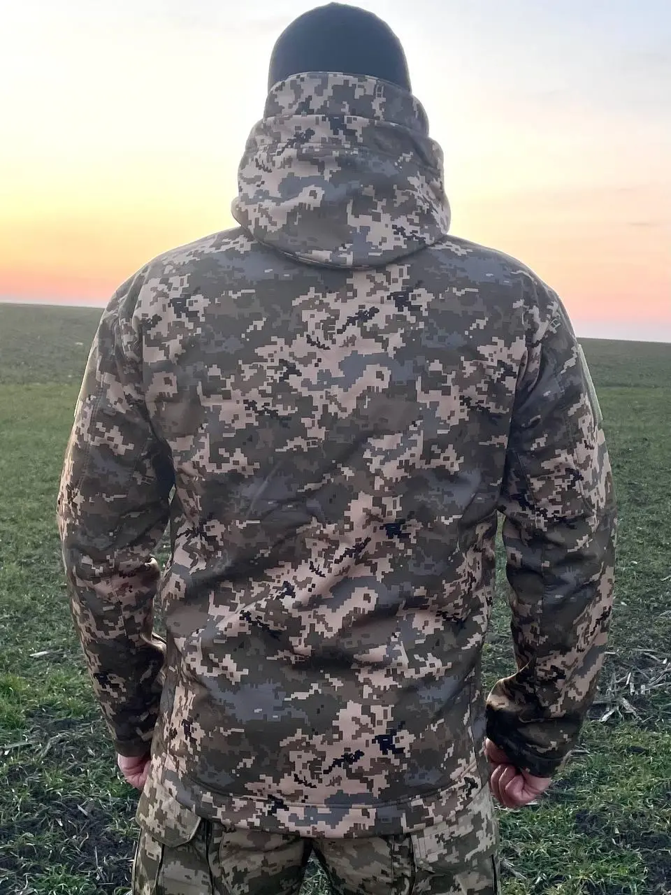 Тактична демісезонна куртка Soft Shell Піксель