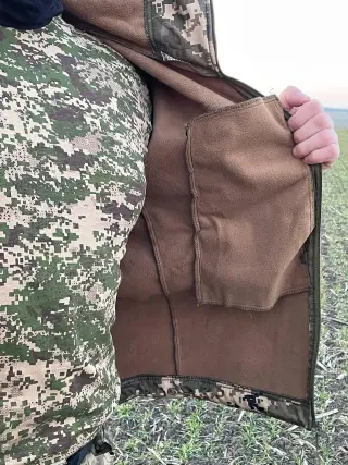 Тактична демісезонна куртка Soft Shell Піксель