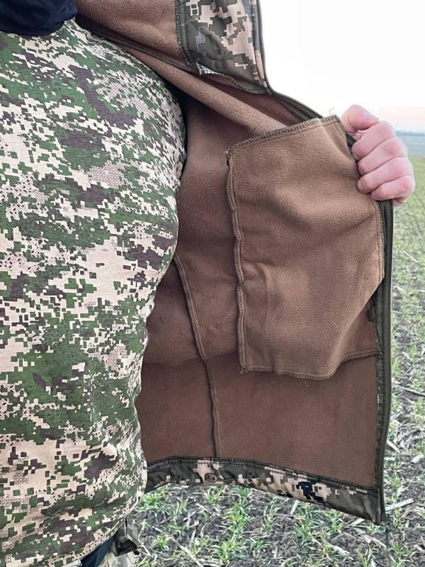 Тактична демісезонна куртка Soft Shell Піксель