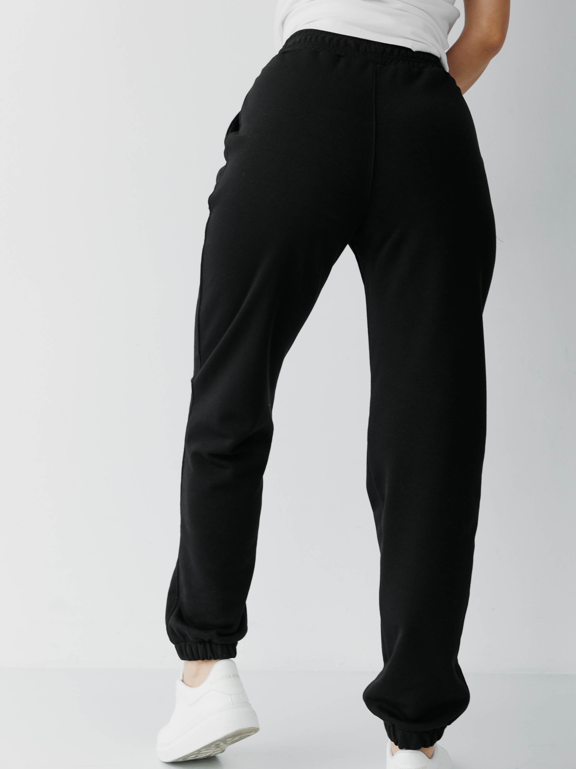 Black Joggers Fleece