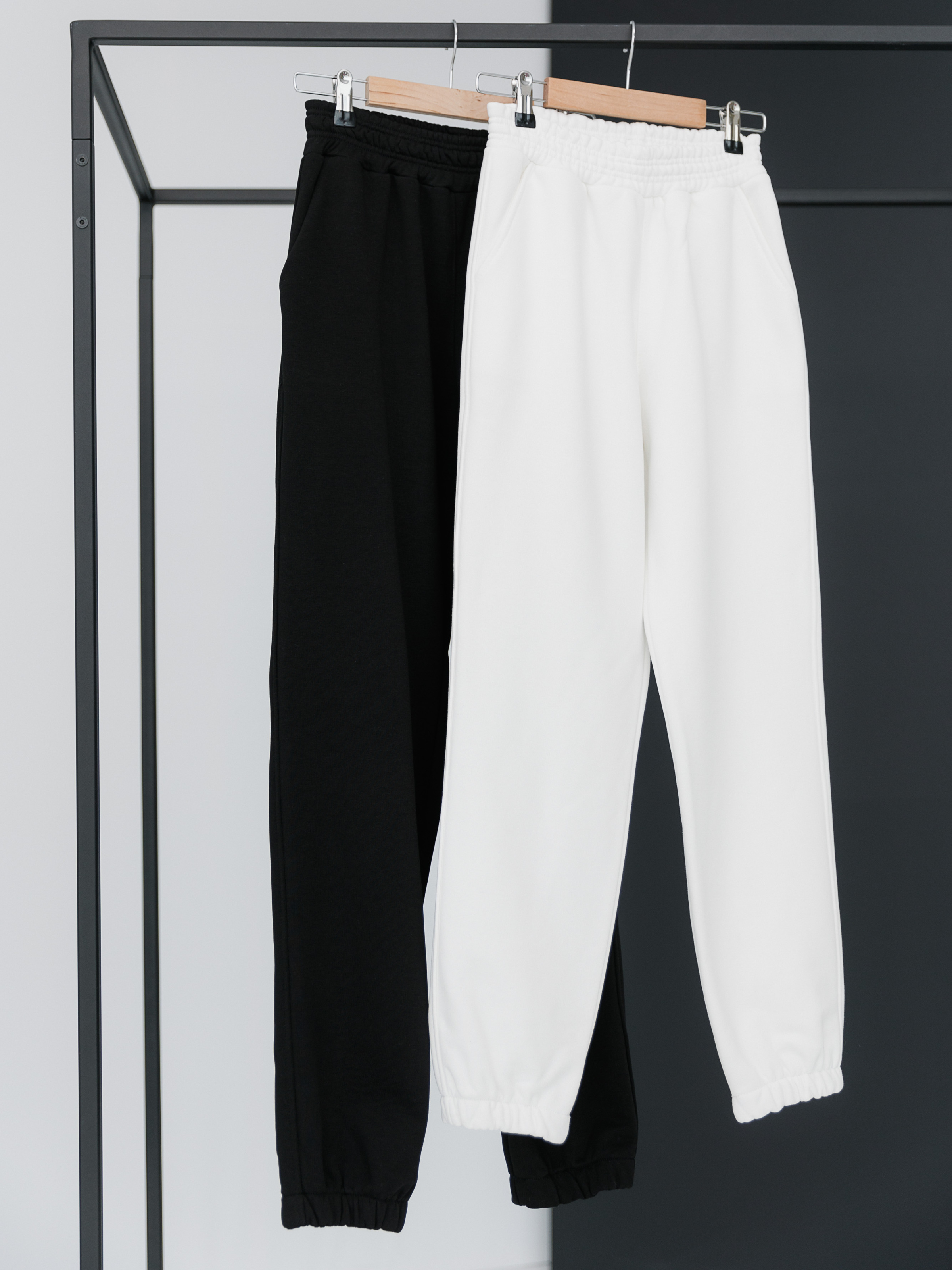 Black Joggers Fleece
