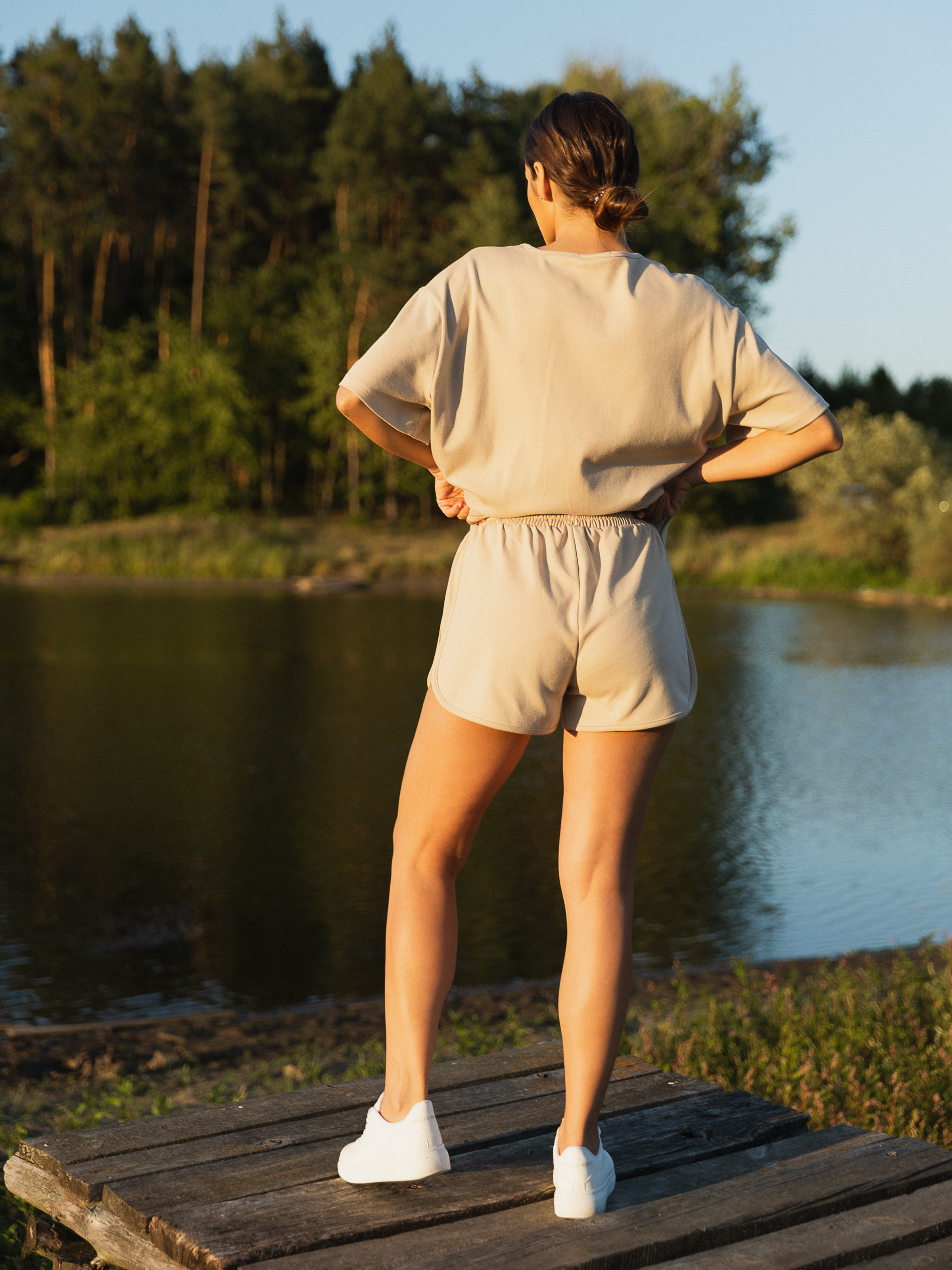 Emily Sports Summer Suit Beige