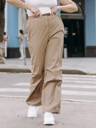 Memory Cotton Camel Pants