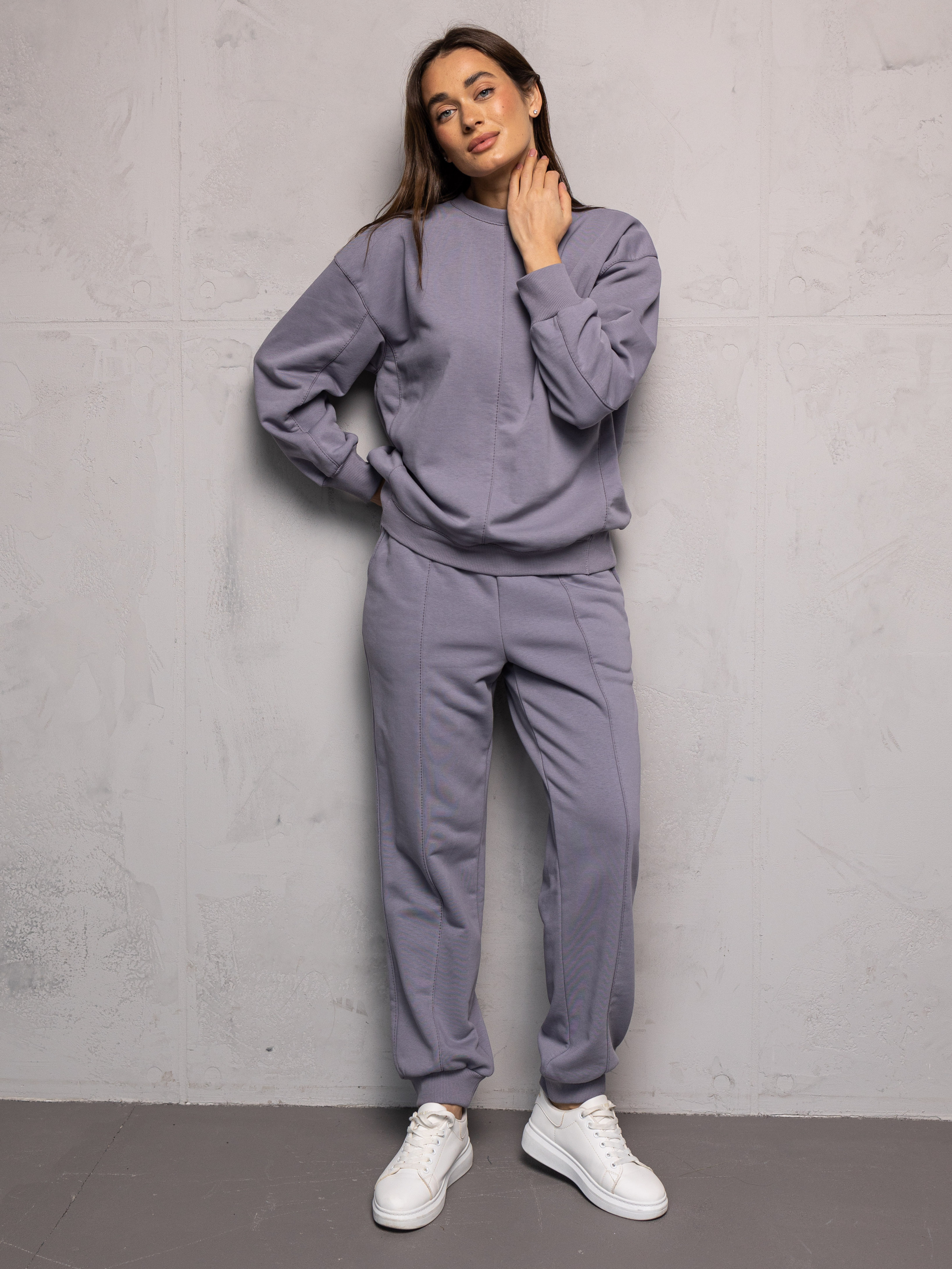 Women's Sports Suit Karly REVER Grey Fleece