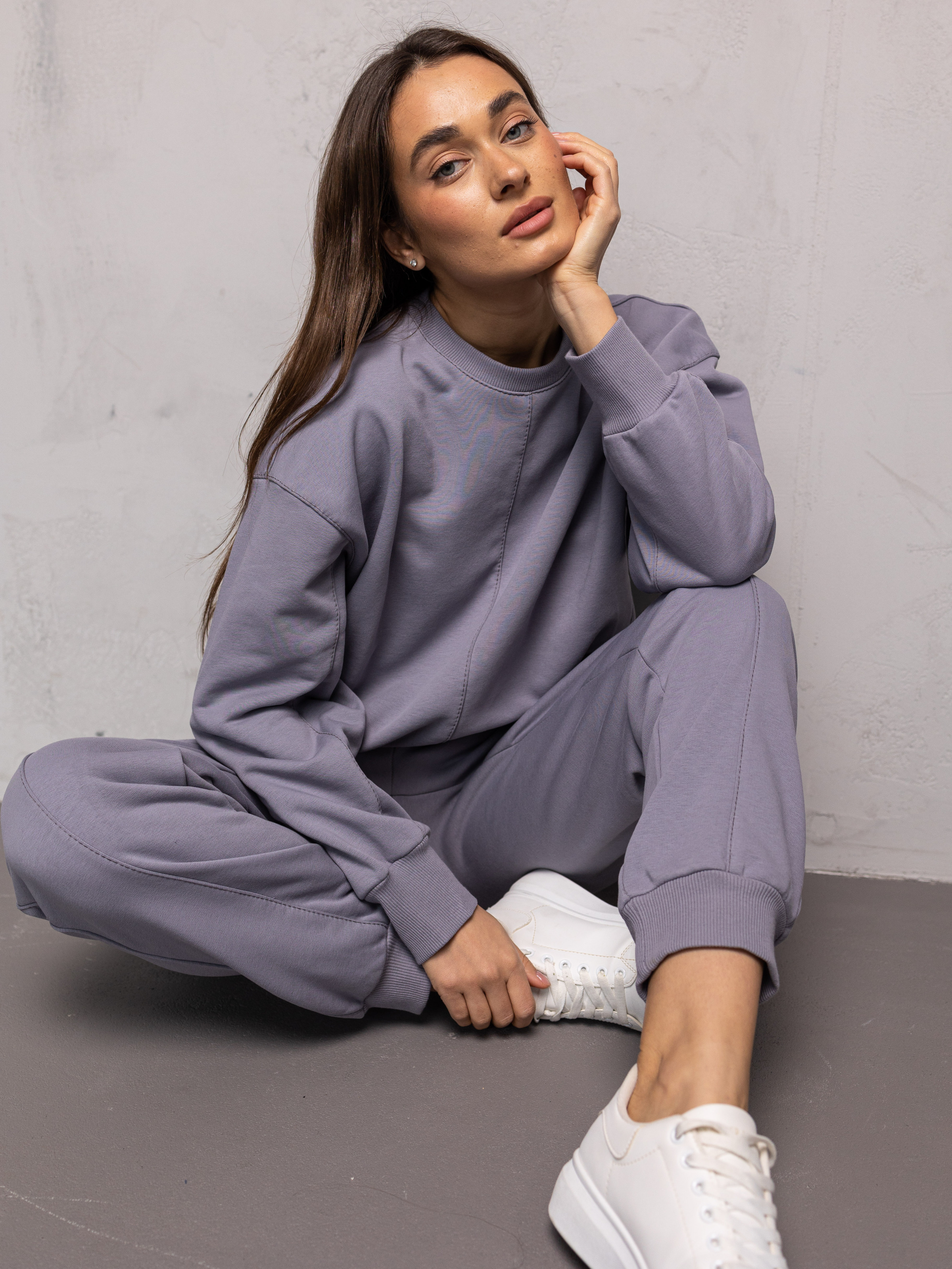 Women's Sports Suit Karly REVER Grey Fleece