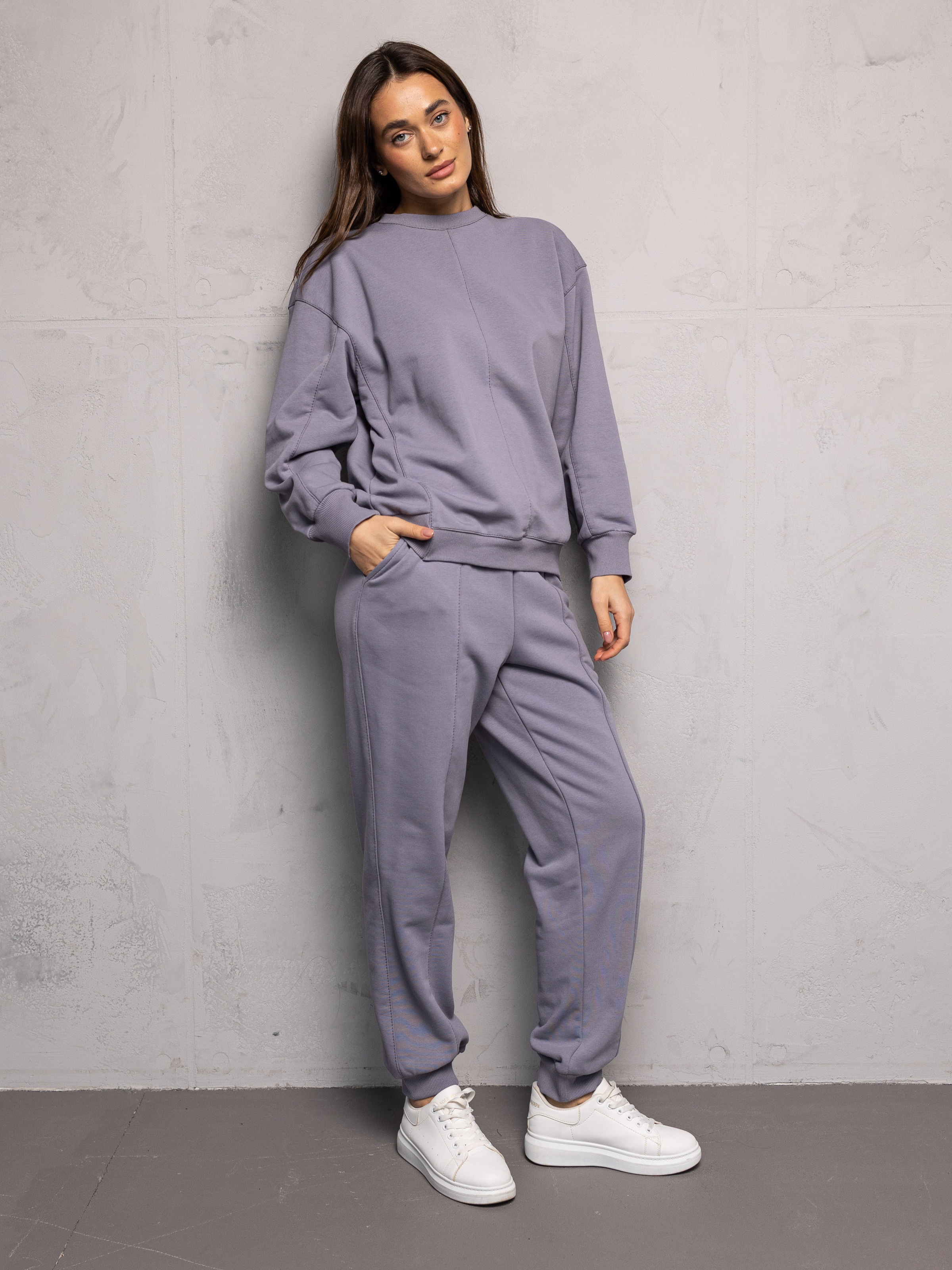 Women's Sports Suit Karly REVER Grey Fleece