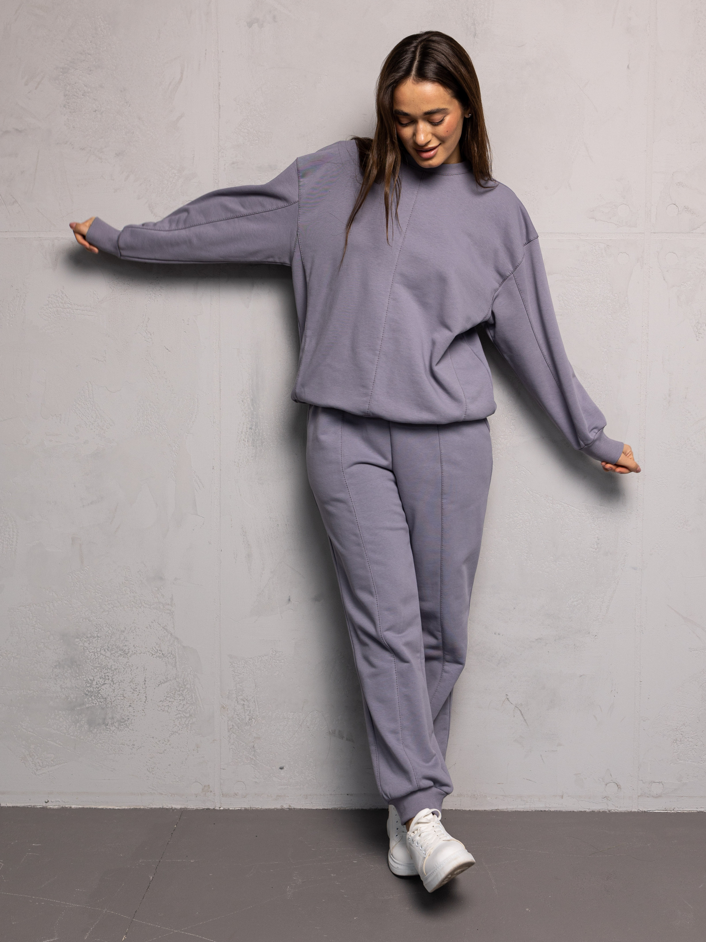 Women's Sports Suit Karly REVER Grey Fleece
