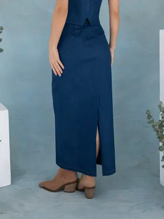 Юбка Аманда хлопок джинс