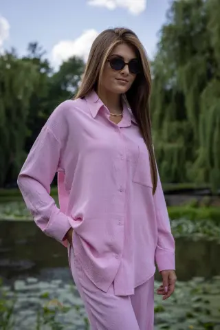Сорочка Белла рожева