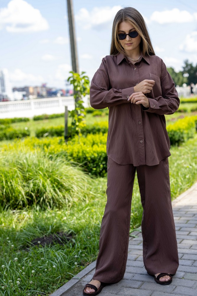 Брюки Белла шоколадные