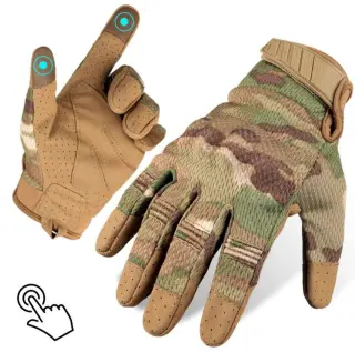 Тактичні багатофункціональні рукавиці (Tactical Gloves A30). з сенсорними пальцями Мультикам