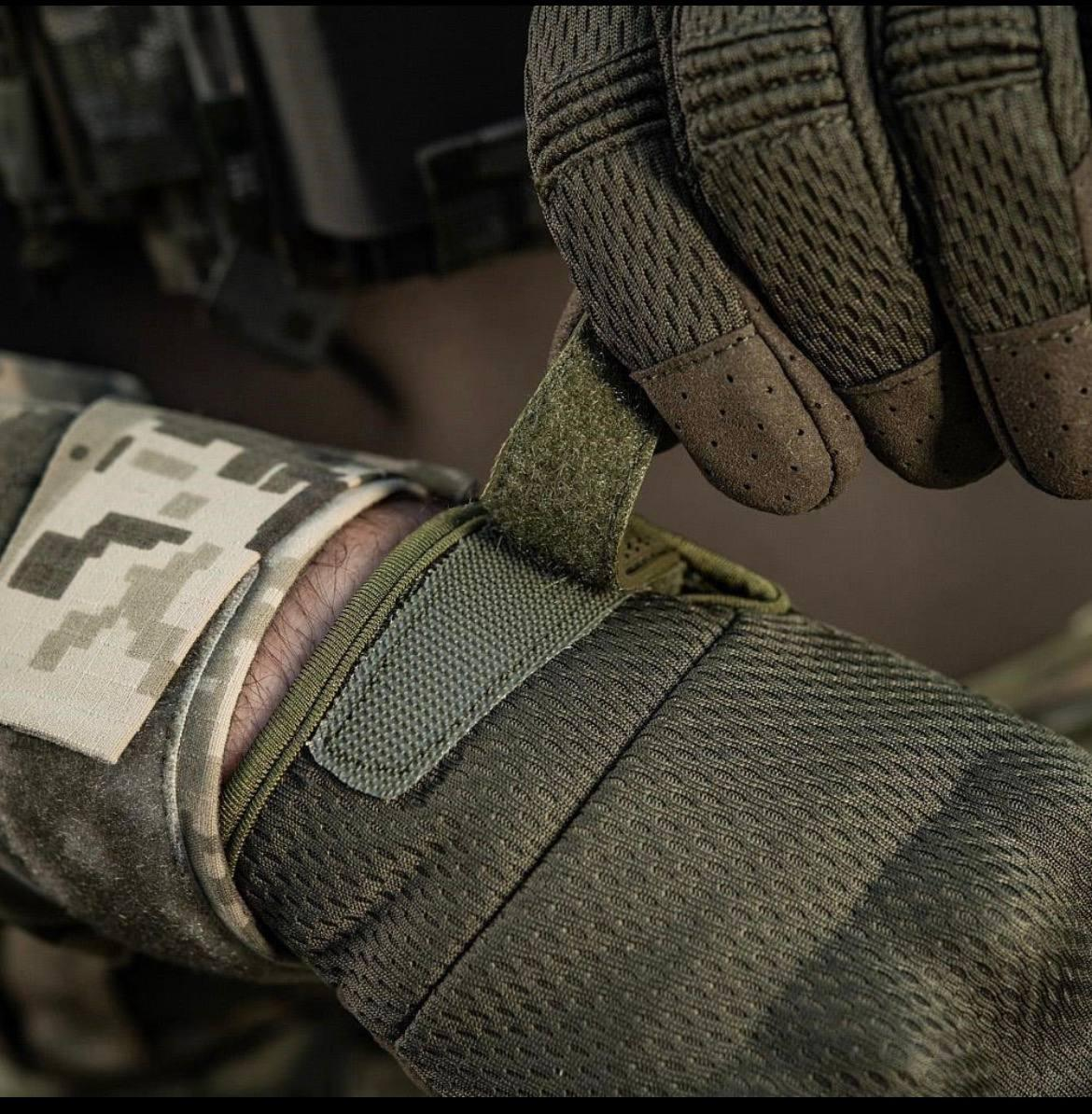 Тактические многофункциональные перчатки (Tactical Gloves A30) с сенсорными пальцами Оливка