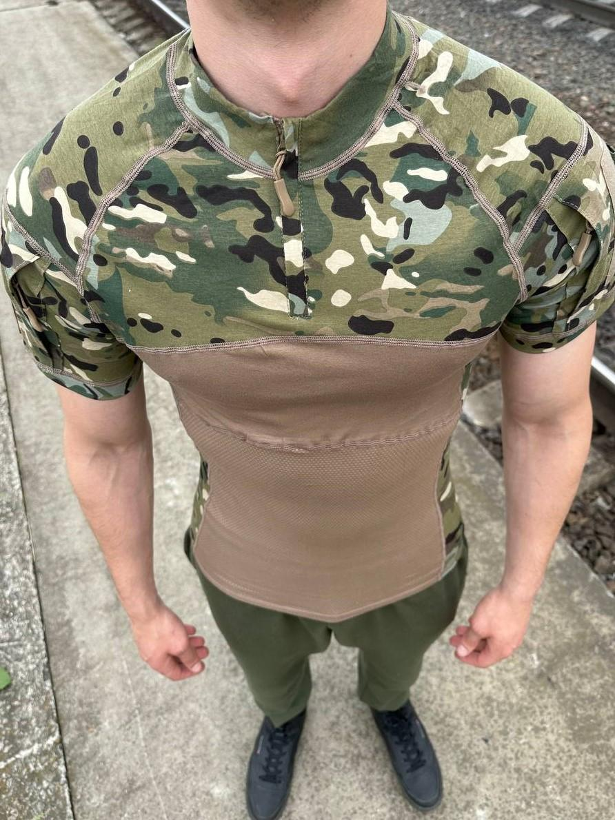 ESDY Tactical Frog T-Shirt Multicam short sleeve tactical undershirt combat shirt