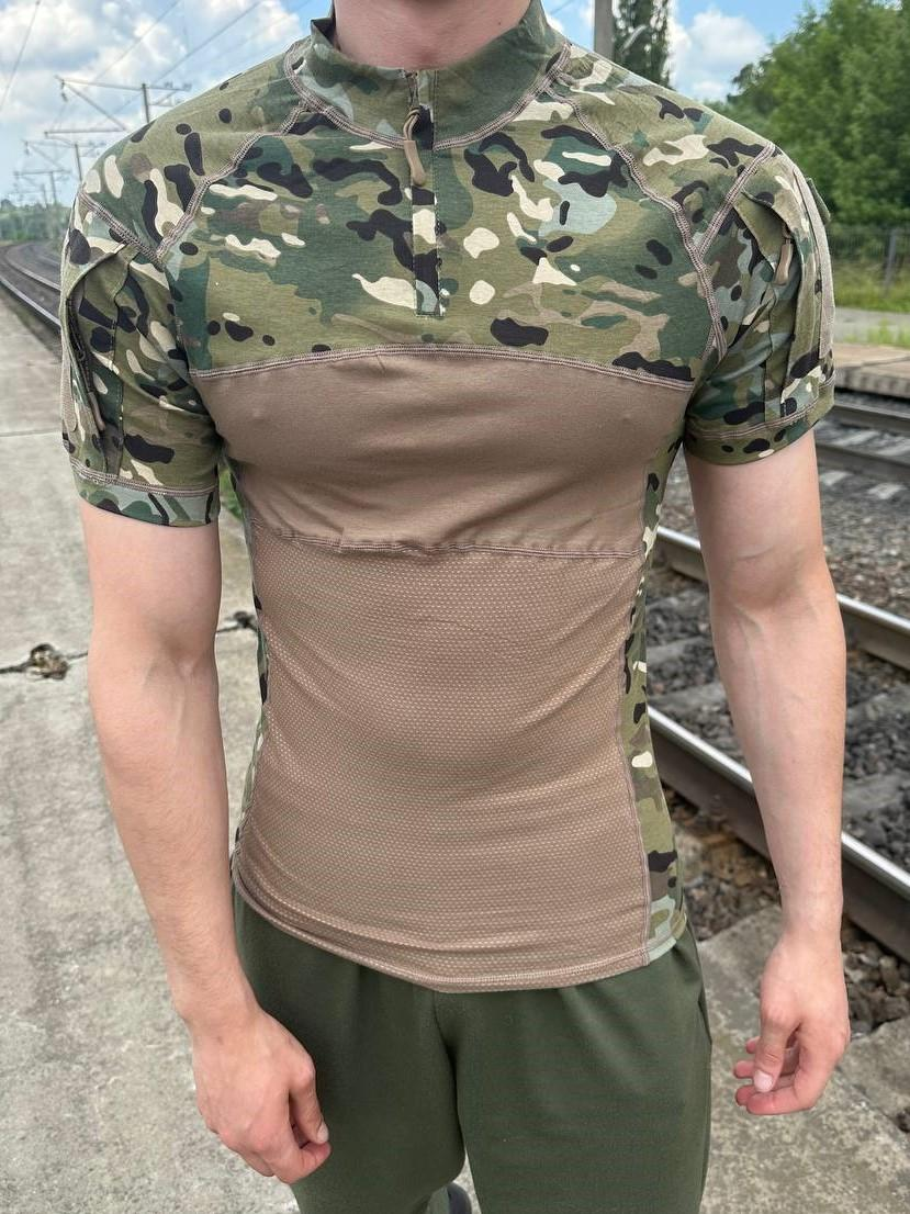 ESDY Tactical Frog T-Shirt Multicam short sleeve tactical undershirt combat shirt