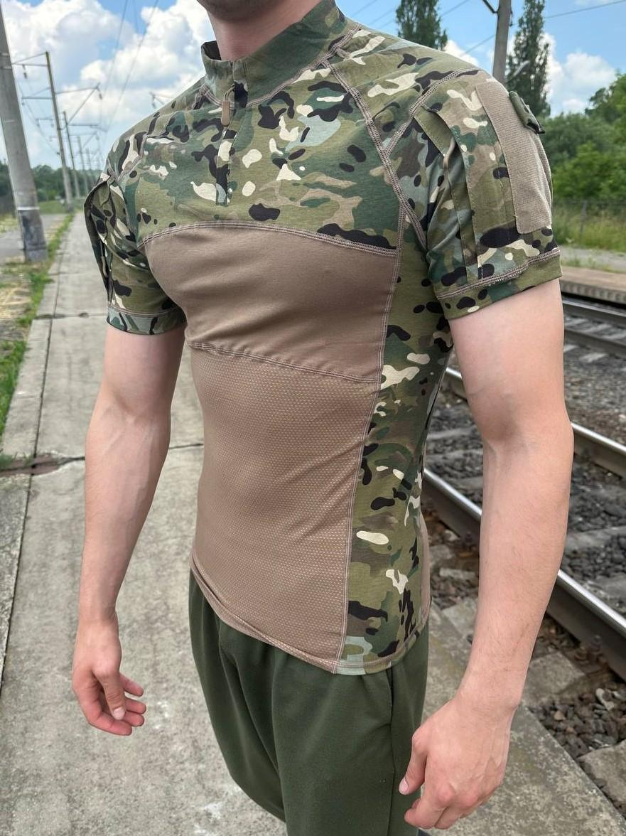 ESDY Tactical Frog T-Shirt Multicam short sleeve tactical undershirt combat shirt