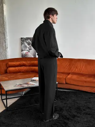 Black Linen Set