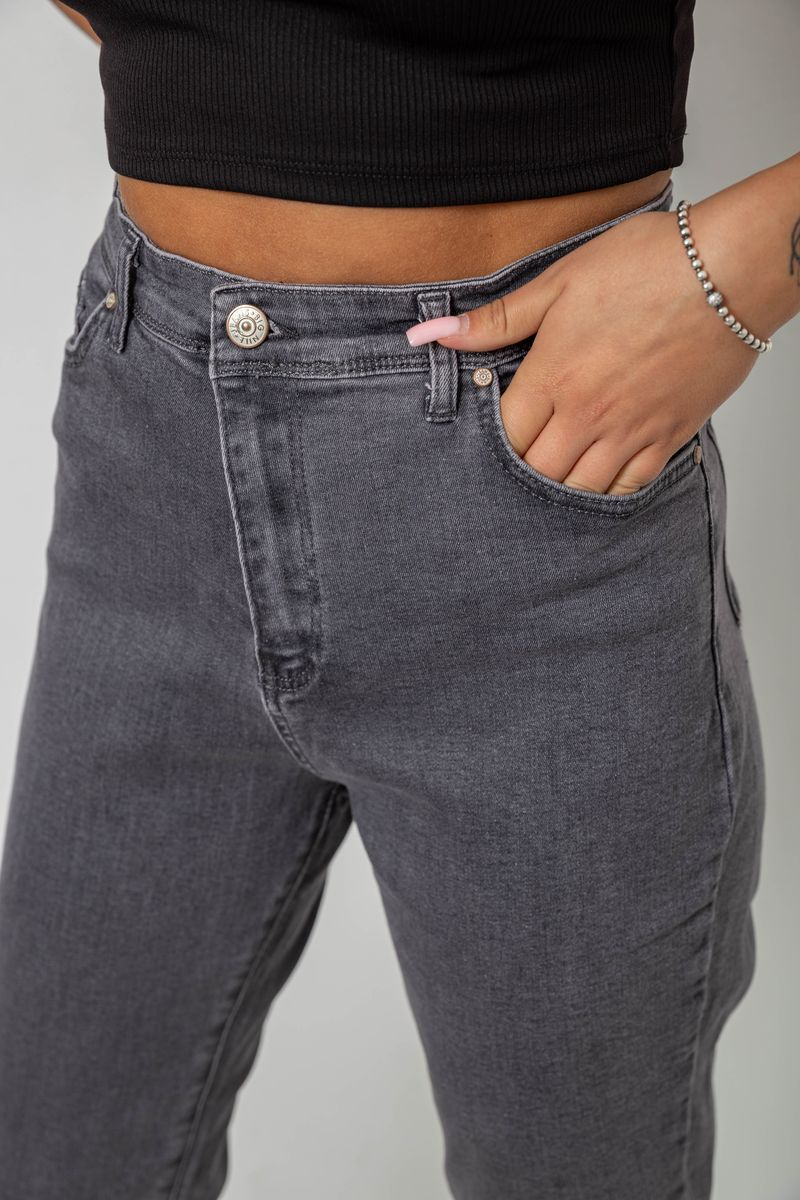 Джинси жіночі однотонні Skinny, колір сірий, 244R6084