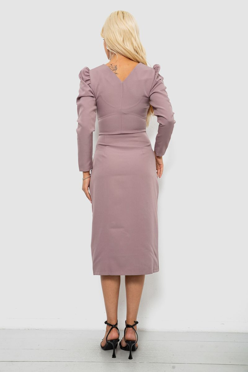 Сукня жіноча однотонна, колір мокко, 244R414