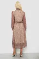 Сукня жіноча з принтом софт, колір мокко, 244R296 - Photo 4